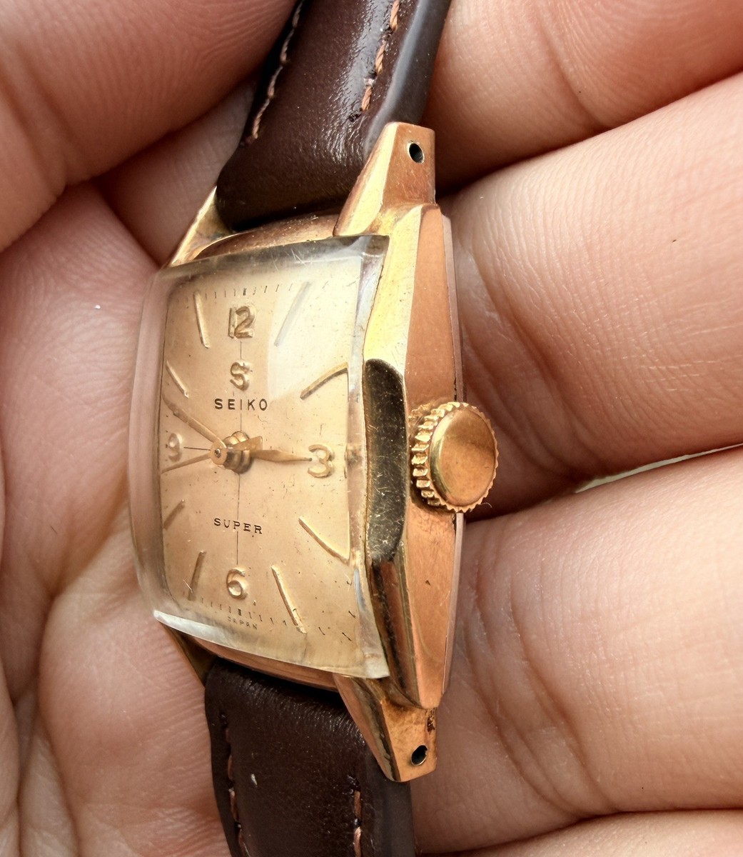 1950s Seiko Super Manual Winding 14k Gold Filled | eBay