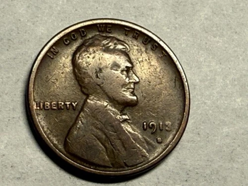 1913-S Lincoln wheat cent. VG-Fine. #n2