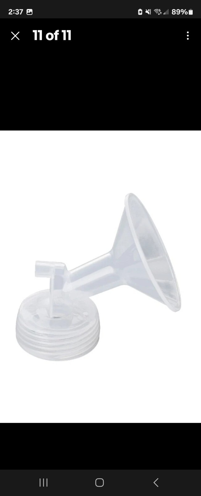 Breast Pump Shield Sizing Insert Cushion 2 Pack-image