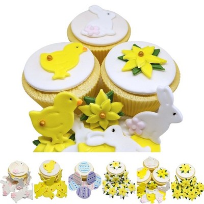 Essbare Oster Tortendeko Hasen - Küken - Narzissen - Gänseblümchen *7 DESIGNS*