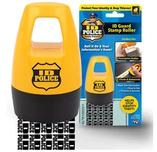 ID Police Identity Theft Protection Roller Stamp As Seen on TV Easy to Use New!