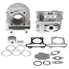 Cylinder + Cylinder Head 80CCM China Scooter QMB139 GY6 50 4T 12 inch with SLS NEW