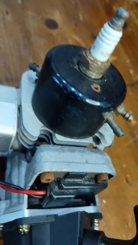 Vintage Außenborder RC Boot Gasmotor Motorteile oder Reparaturen - Bild 3 von 4
