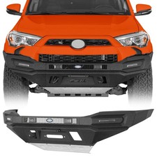 Offroad Front Bumper W Winch Plate Skid Plate Fit 2014-2024 Toyota 4runner Offroad Front Bumper W Winch Plate Skid Plate Fit 2014-2024 Toyota 4runner