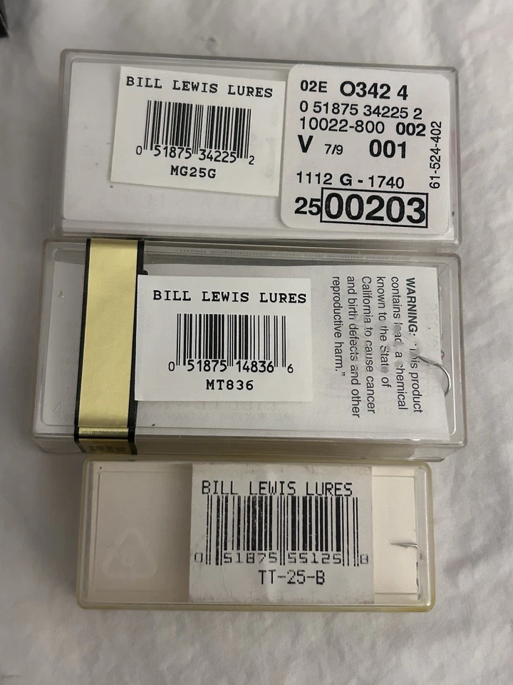 Lot of 5 Bill Lewis Rat-L-Trap Fishing Lures Mixed Sizes NIB - Image 4 of 4