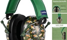 130 Special Edition, Kids Ear Protection Earmuffs, Hearing Trucks Pattern