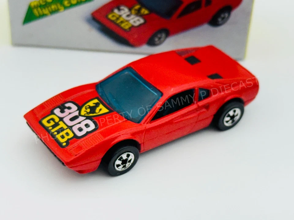 Hot Wheels MEBETOYS Blackwall RACEBAIT 308 Ferrari Flying Colors NEW in BOX !!! - Image 4 of 4