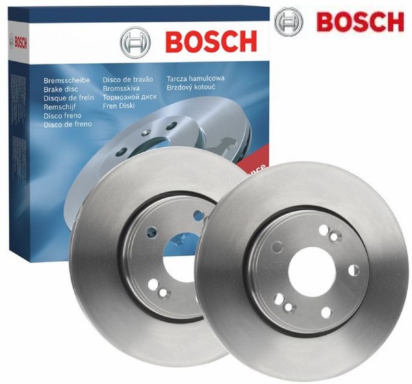 2X Bremsscheibe Bosch 0986479743 2 Bremsscheiben FüR Renault-image