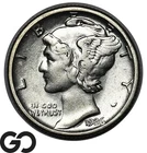 1926-S Mercury Dime, Key-Date, AU+ Low Mintage
