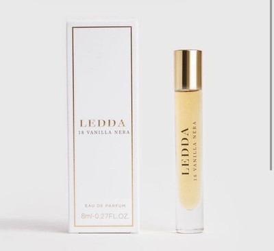 Ledda 18 Vanilla Nera EDP Perfume For Women spray travel 8 ml/0.27 oz~New in Box