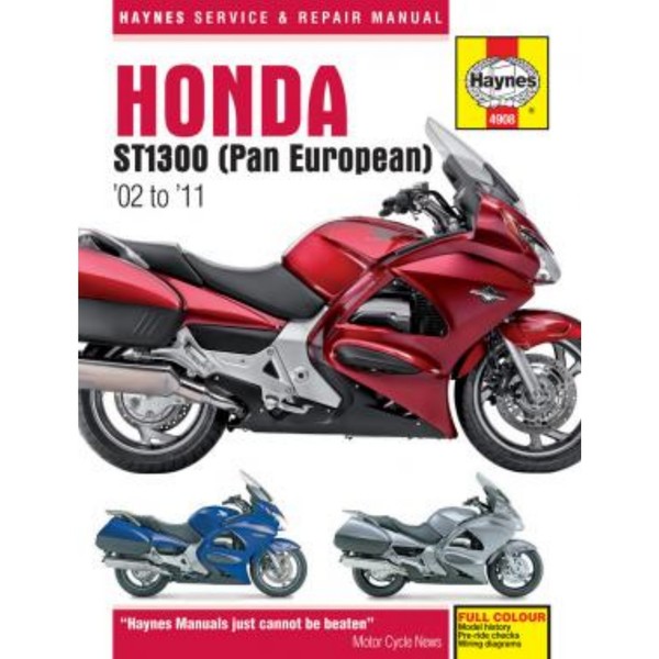 Honda Motorrad ST1300 Pan European (2002-2011) Repair Manual Haynes-image