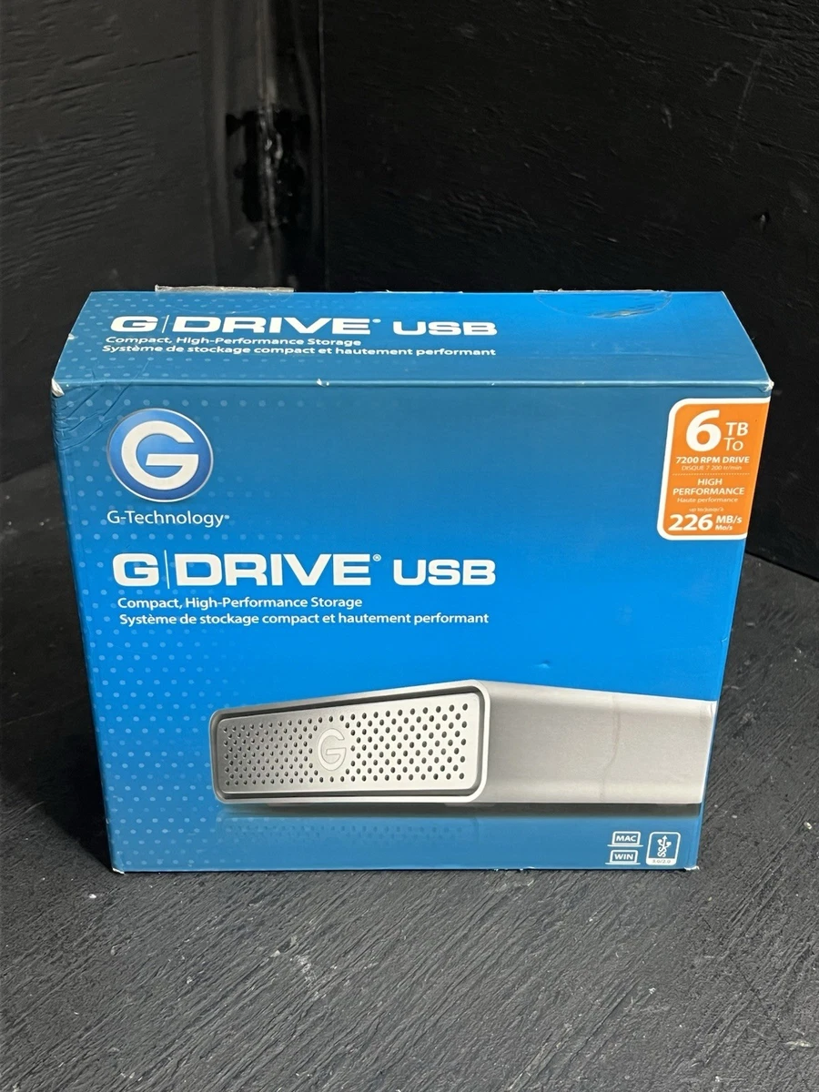 G-Technology External Hard Disk Drives TB 6 USB 3.0 USB