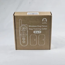 Open Box Mimofpet X3 Wireless Dog Fence Training Collar for 2 Dogs - Open Box