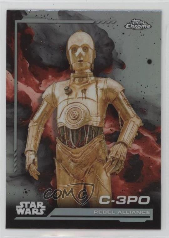 2024 Topps Chrome Star Wars Rainbow Refractor C-3PO #109 c6s