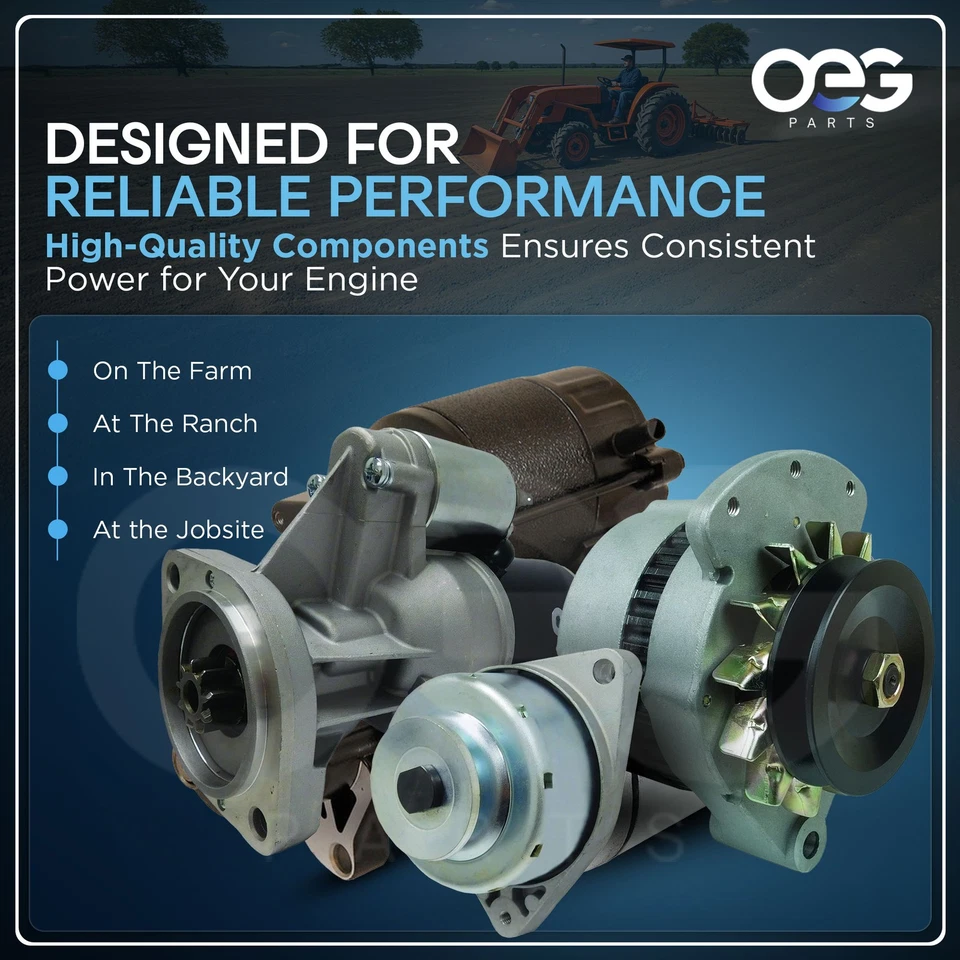 Novo 6V Starter Compatível com Ford Ranch Wagon, Country Sedan 3.9L 1954 41014077 FAC11001P - Imagem 4 de 4