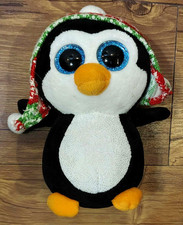 Ty Beanie Boos Plush 6" Penelope Penguin Christmas Winter