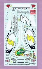 1/24 POWERSLIDE 2012 #5 KASEY KAHNE QUAKER STATE CHEVY IMPALA CoT NASCAR DECALS