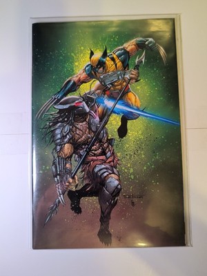 PREDATOR VS WOLVERINE #1 KIRKHAM NYCC VIRGIN VARIANT MARVEL COMICS 2023