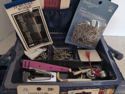 Vintage Sewing Notions, Needles, Zippers Variety Lot - Picture 2 of 5