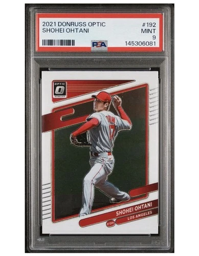 PSA 9 MINT 2021 PANINI DONRUSS OPTIC SHOHEI OHTANI