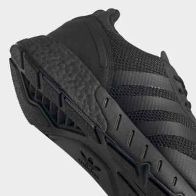 ADIDAS ZX 1K BOOST LACE SNEAKERS TRAINERS RUNNING MEN SHOES BLACK