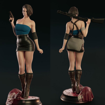 1/8 1/6 Jill 3D Print Garage Kit Figure Figure Model Kit Unpainted Unassembled