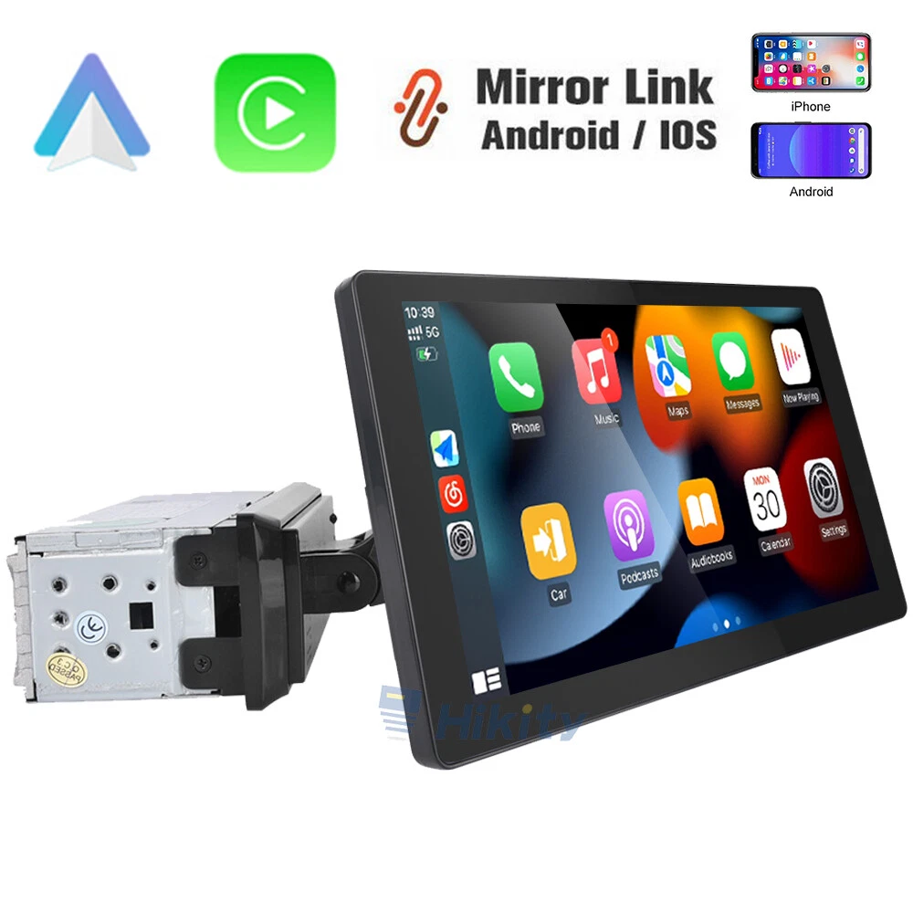 Main お歳暮 1 Din AUXミラーリンク Android SWC Autoステレオメディアレシーバー5"タッチスクリーンカーラジオ