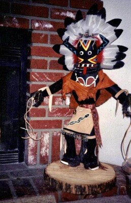 Breitgesicht Kachina Puppe