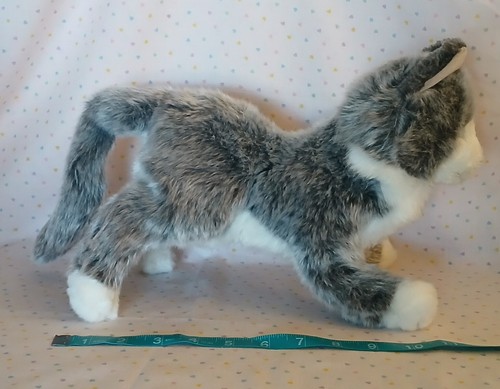 Douglas Kuscheltiere Wolke Katze grau weiß Stofftier Plüschtier 10 Zoll LESEN - Bild 5 von 10