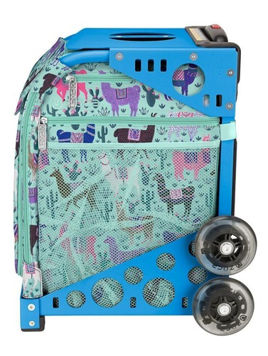 Zuca Llama Rama Sport Insert Bag and Blue Frame with Flashing Wheels - 第 4/6 張圖片