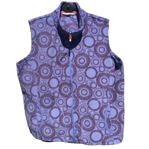 Vtg 1980s WOOLRICH DOWN PUFFER Ski Sz L VEST SIGMET GEAR Purple