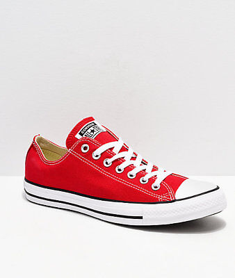 converse red white and blue shoes