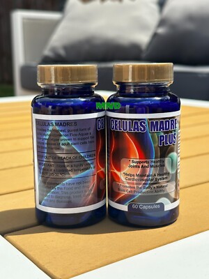 2 Bottles Celulas Madre Plus Supports Joint & Muscles Stem Cell Immune Control
