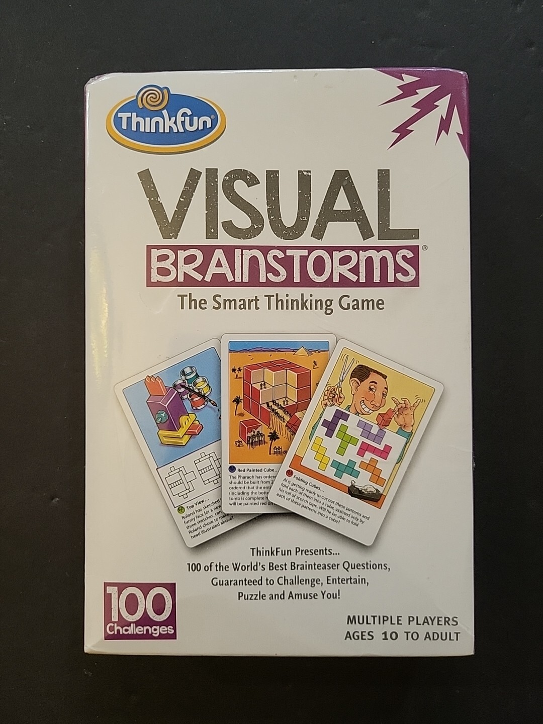 Thinkfun Visual Brainstorms The Smart Thinking Game Challenge Cards Fun ...