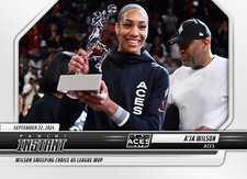 2024 PANINI INSTANT WNBA #229 A'JA WILSON - LEAGUE MVP