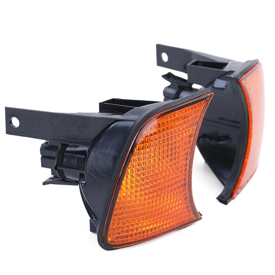 Coppia frecce arancioni destra sinistra adatte per BMW Serie 5 E34 87-97 - Immagine 3 di 4