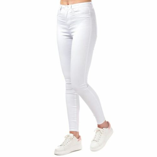 Michelangelo Zuigeling Verbetering Women's Only Royal High Waisted Zip Fly Skinny Jeans in White | eBay