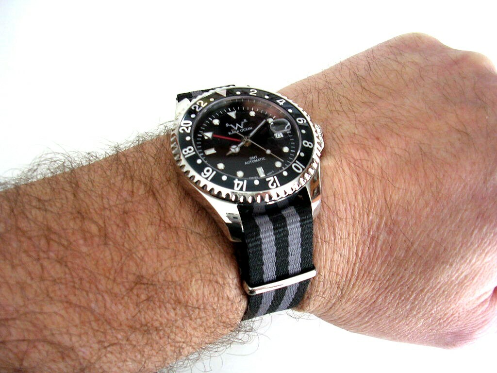 CINTURINO NATO® G10 Pelle Di Bufalo RAF Cinturino Per - Foto 10