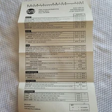 2006 PAUL Component Engineering Retail Price List Light Yellow Brakes Levers Hub