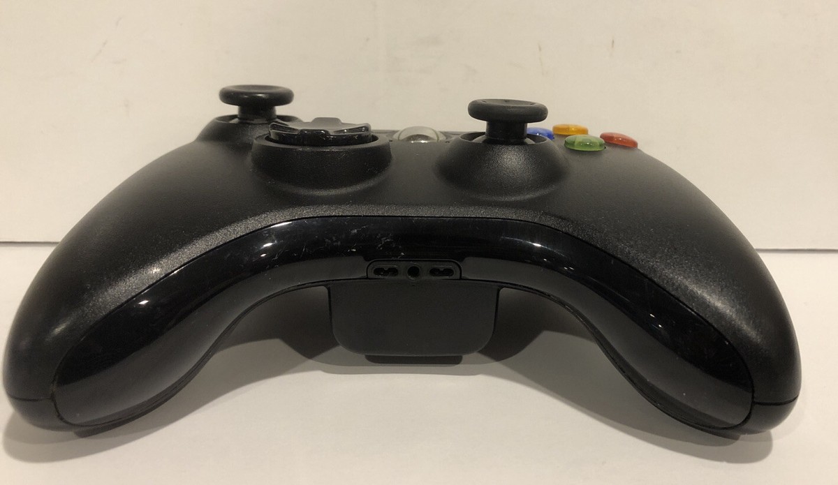 VG Official Microsoft Xbox 360 BLACK Wireless Controller Genuine