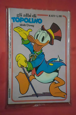 ALBI DELLA ROSA - POI albi di MICKEY MOUSE - N°1075 - mondadori disney year 1975 - home