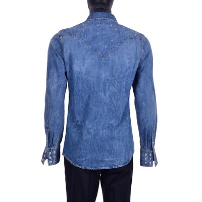 Chemise Robe Homme Dolce & Gabbana à Carreaux - Taille 15,75/16 - Coton - Neuf Avec Étiquettes
