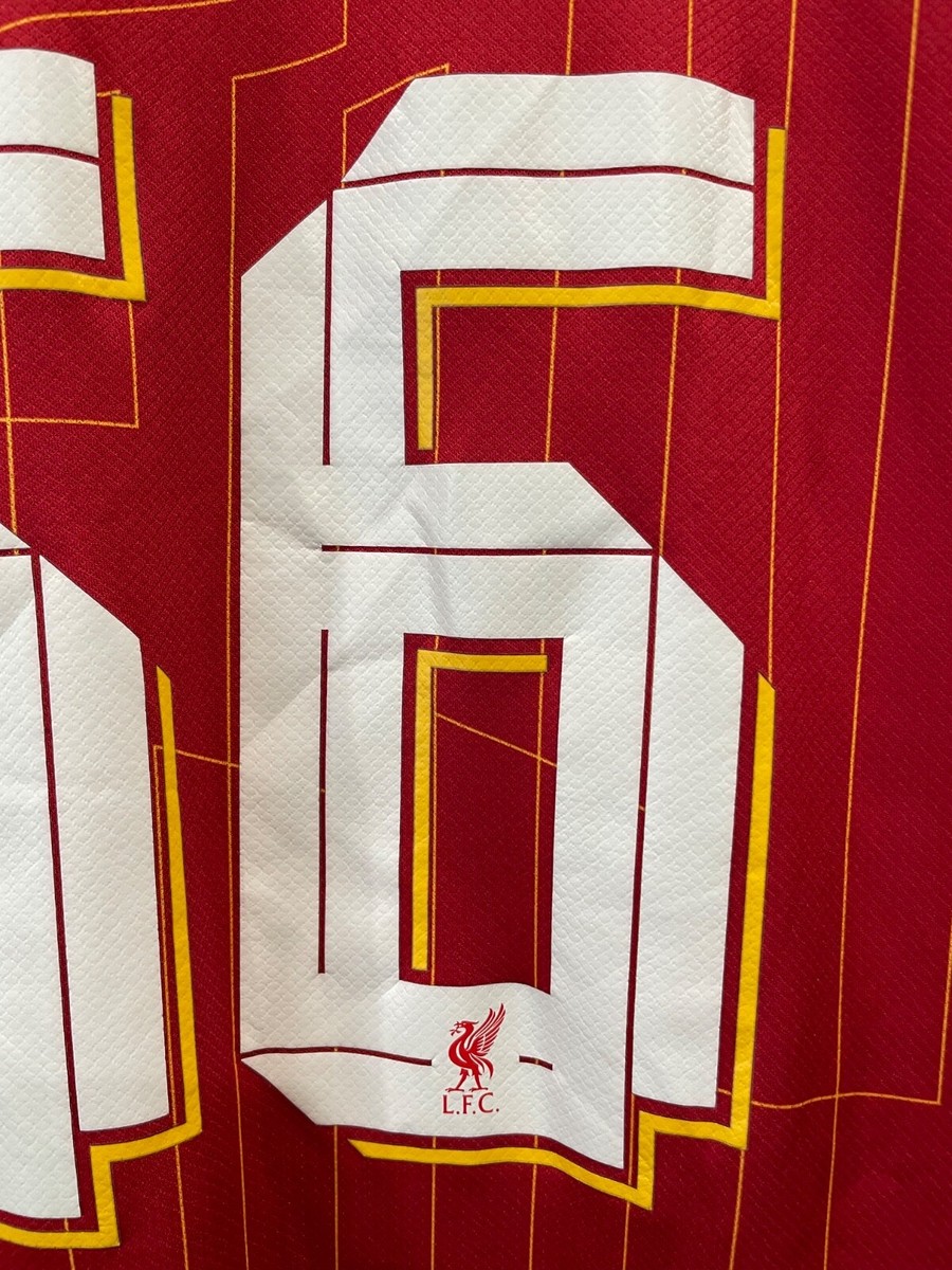 ALEXANDER-ARNOLD アーノルドEUROパッチ付きオーセンティック アレクサンダー・アーノルド＃66 リバプール 23/24 （ホーム