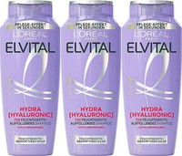 Loreal Elvital Hydra Hyaluronic Shampoo HyaluronsäUre 72H Feuchtigkeit 3X 300Ml