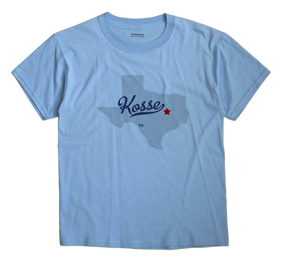 Kosse Texas TX Tex TShirt MAP eBay