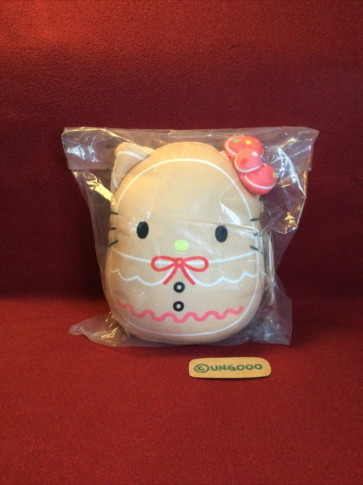 Squishmallows Sanrio 8-inch Hello Kitty Pink Gingerbread Plush Child's  Ultra Soft Plush 