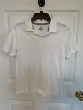 Cherokee Boys Ultimate Polo White Short-Sleeve Polo Shirt Size L