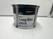 Cerrowire 250 ft. 18/2 Brown Stranded SPT-1 Copper Lamp Wire 251-1008G3