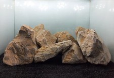 Aquarium Steine - 10 Kg Jura Gestein Beige - ...