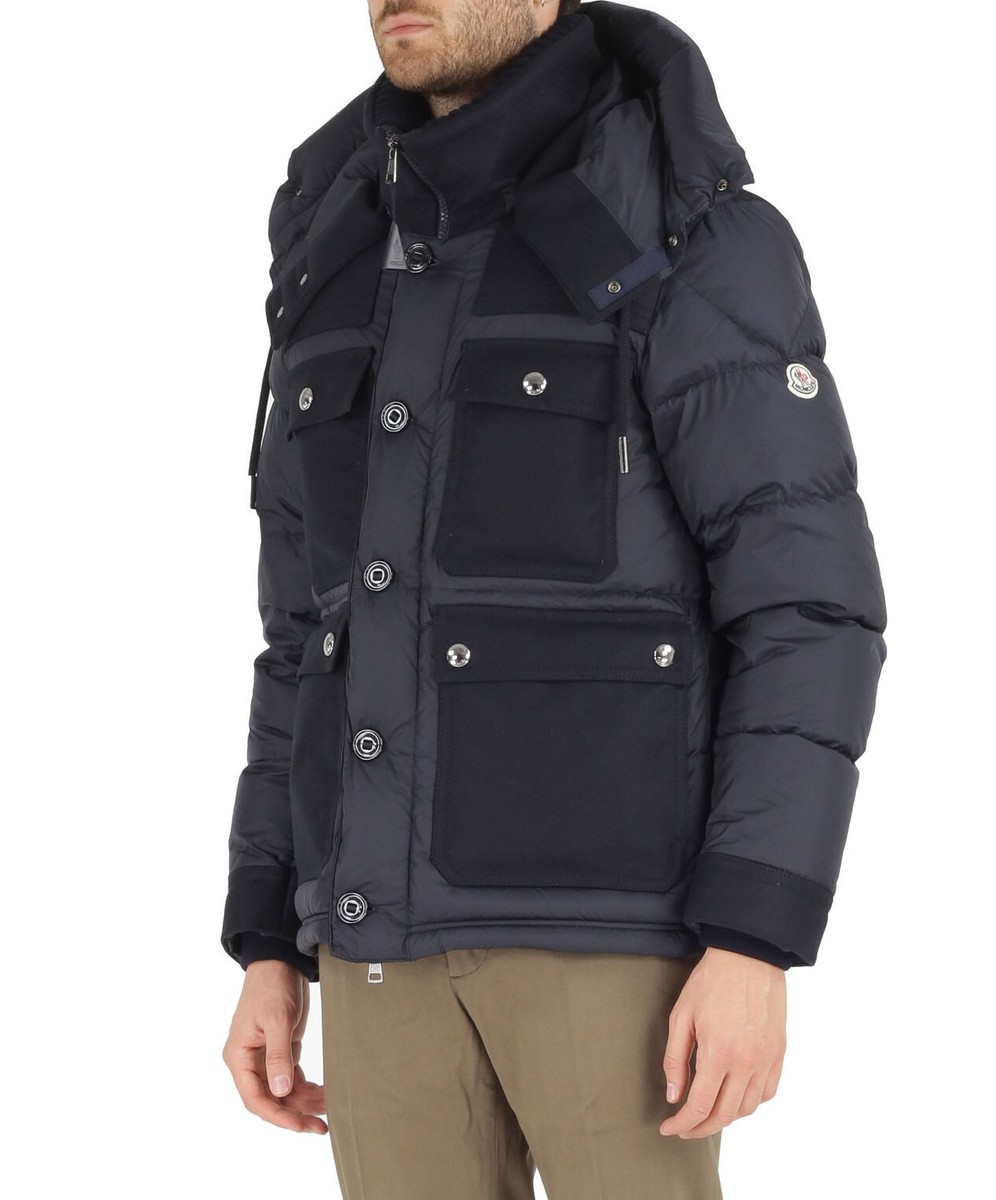Moncler Rillieux Puffer Down Jacket Navy Size 6 / XXL | eBay